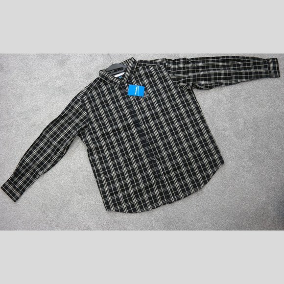 Columbia Other - Columbia Men's Rapid Rivers II Long Sleeve Shirt XL Black Tartan Grid